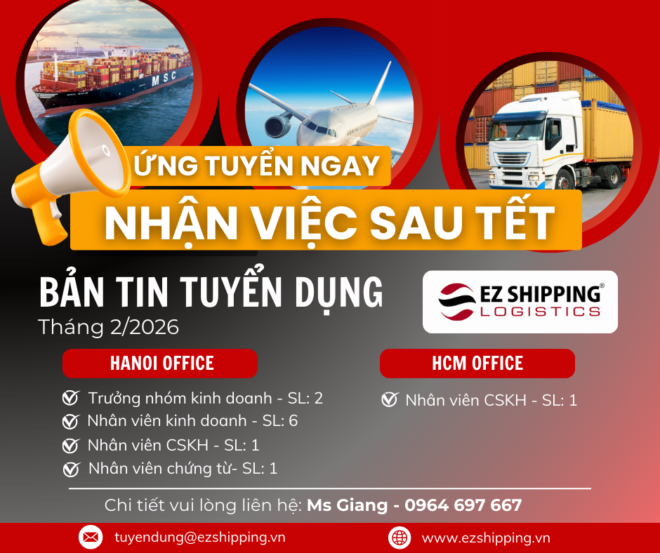 Tuyển dụng EZSHIPPING T2 2026