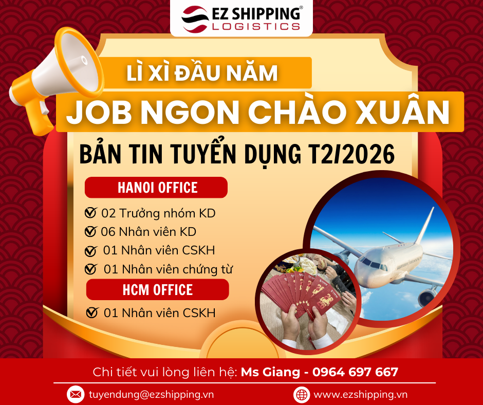 Tuyển dụng EZSHIPPING T2 2026